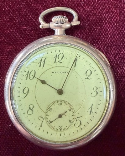 Antique Waltham model 1894 open face Pocket Watch