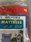 2 Vinyl Inflatable Air Mattres Soft 27”x72” 1 Red 1 Yellow — photo 4