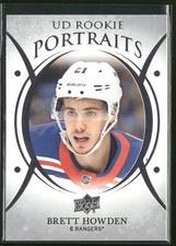 2018-19 Upper Deck Brett Howden UD Portraits RC #P-78 New York Rangers
