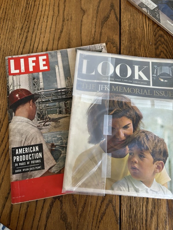 1964 Look Magazine JFK Issue And 1948 Life Magazine