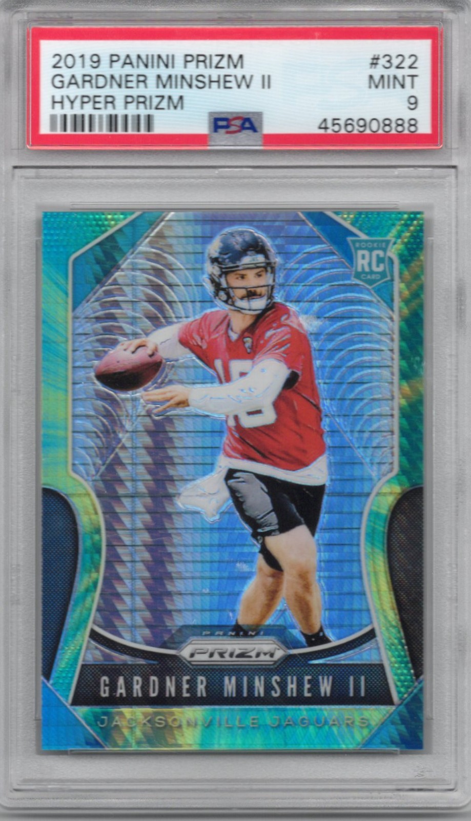 Gardner Minshew II Panini Prizm #322 Hyper Prizm