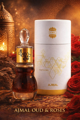 Ajmal Oud & Roses 12ml Attar Perfume Oil   Sealed   Unisex   Long Lasting Gift