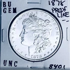 1878 BU GEM MORGAN SILVER DOLLAR UNC MS+++ U.S. MINT RARE COIN 8401