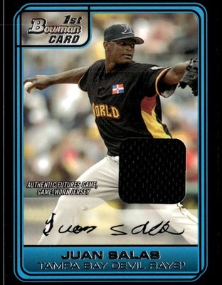 2006 Bowman Draft Picks & Prospects #FG11 Juan Salas Futures Game Jersey E5