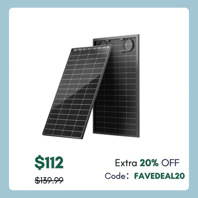 HQST Bifacial 200W Compact N-Type Solar Panel | 25.4% Efficiency, 13% Smaller