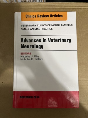 Clinics Of North America: Advances in Veterinary Neurology, Olby & Jeffery 2014