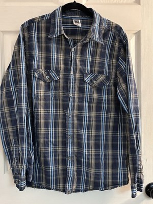 The North Face 4s Series Plaid Button Up Men s Shirt Medium Long Sleeve Outdoors