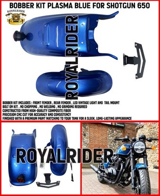 BOBBER KIT PASSEND FÜR ROYAL ENFIELD SHOTGUN 650 PLASMA BLAU