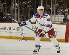 Scott MORROW Signed 8x10 Photo! New York Rangers! TOP PROSPECT  W/COA