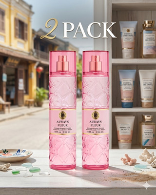 8 fl oz Always Fleur Fine Fragrance Mist NEW Bath & Body Works 2 PACK