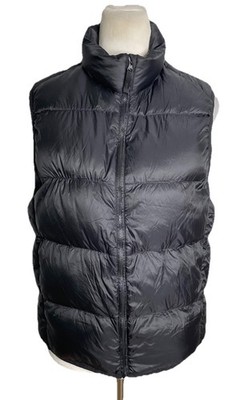 Uniqlo Womens Vest M Black Ultra Light Down Vest Black Puffer Full Zip Outdoor