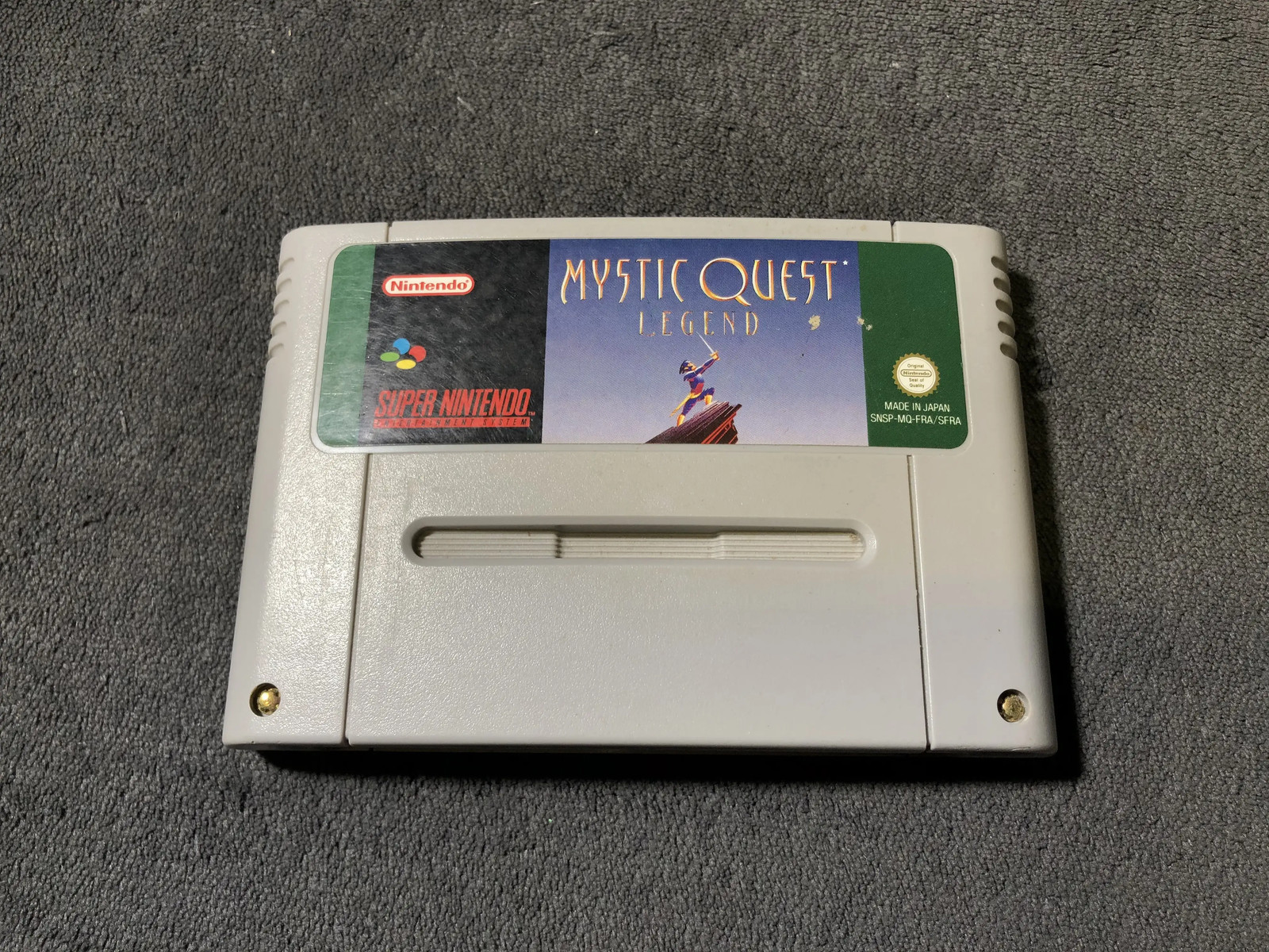 Super Nintendo Mystic Quest Legend FRA Bon état