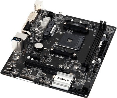 ASRock X370M-HDV Motherboard   X370 Socket AM4 2 x DDR4 M.2 Micro ATX D-Sub *tm