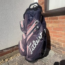 Titleist StaDry Waterproof 14-Way Golf Cart Bag Blue/Black/Red