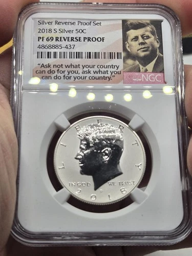2018 S Kennedy Half Dollar PF 69 NGC Silver Reverse Proof