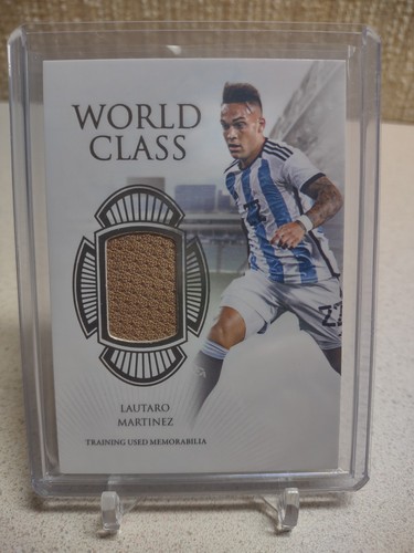 2023-23 Futera Unique World Football Lautaro Martinez Argentina Mem #/23