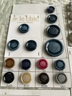La Mode New Vtg 60s Lot Of 6 Salesman Cards With 59 Multicolor Buttons — photo 3