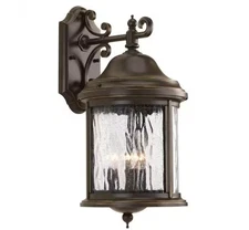 Progress Lighting P5650 Ashmore 3 Light Outdoor Wall Sconce - Bronze