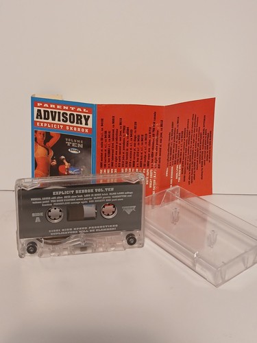 Vtg Thrasher Mag, Explicit Skate Rock Vol. 10 Audio Cassette Tape, Complete - Picture 4 of 5