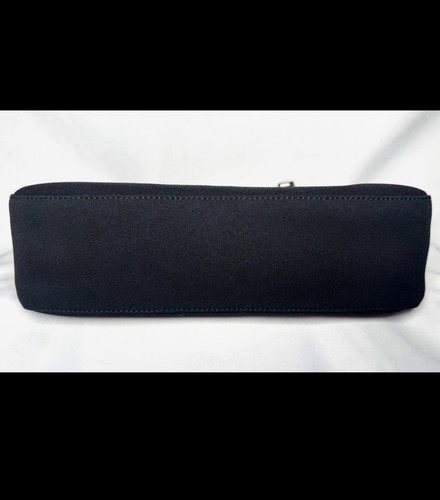 Salvatore Ferragamo Black Canvas Handbag AU-21 9324 W/ COA!! Made In Italy - Picture 8 of 14