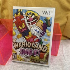 Wario Land: Shake It Nintendo Wii Complete in Box CIB - Tested,  Nice Disc Cond.