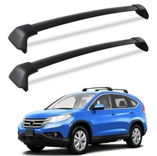 Fits 12-16 Honda Crv Oe Style Cross Bar Roof Rack Rail Aluminum Black Pair Fits 12-16 Honda Crv Oe Style Cross Bar Roof Rack Rail Aluminum Black Pair
