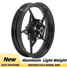 Gloss Black 17x3 Front Rim Wheel For Kawasaki Z400 Ninja 400 19-24 Tubeless