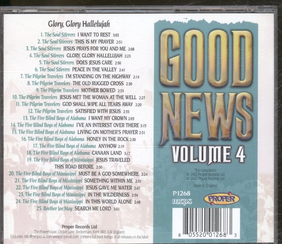 Various Artists Good News Volume 4 CD UK Proper 2002 compilation P1268 - Image 2 of 3