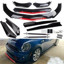 For Mini Cooper Front Bumper Lip Spoiler Splitter Body Kit Side Skirt Rear Lip