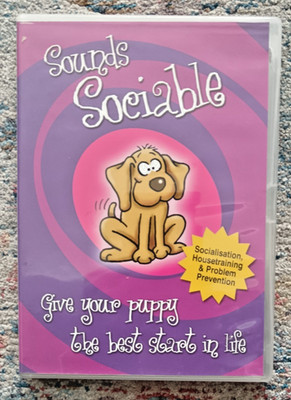 Sounds Sociable - Puppy Training Socialisation & Problem Prevention Cd & Booklet