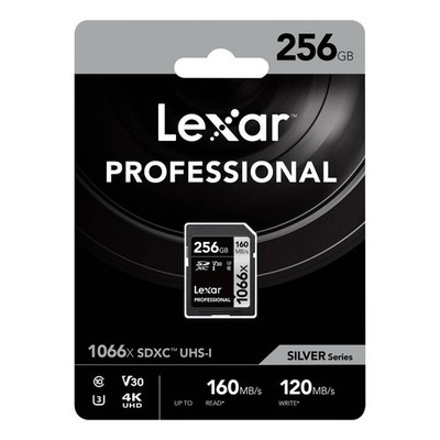 Lexar 256GB Professional 1066x UHS-I SDXC Speicherkarte (SILVER Series)