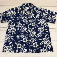KYs Hawaiian Shirt International Fashion Mens XL Floral Made In USA Hawaii