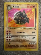 Golem Fossil Pokemon Card 36/62