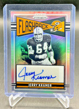 2025 Panini Prizm Flashback JERRY FRAMER Silver Prizm AUTO 108/149 Packers