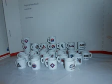 1 HTF MLB BASEBALL MINI PORCELAIN MUG CUP YOU CHOOSE TEAM + 5 BONUS CARDS