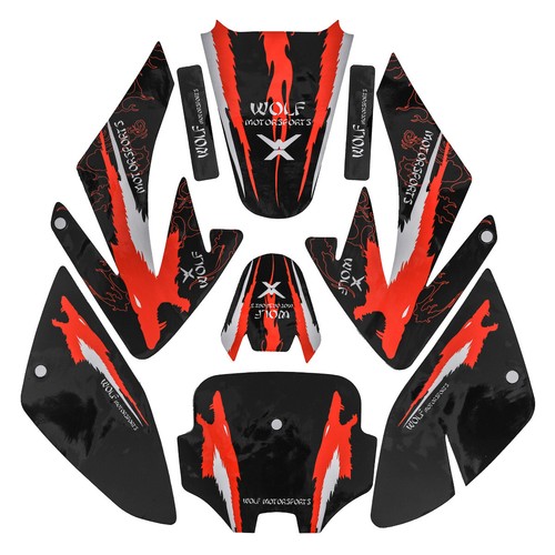 Kit de gráficos de calcomanías adhesivas para pit dirt bike 90cc 125cc 150cc -/ CRF70 - Imagen 2 de 10