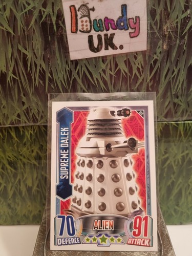 Dr Doctor Who Alien Attax Card Game TCG - Human Robot Cyborg Time Lord companion - Picture 48 of 139