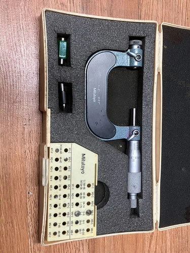 MITUTOYO 1 - 2 " X .001 " THREAD ANVIL MICROMETER