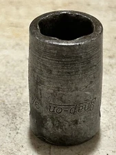 Vintage Snap On Snap-On Tools 9/16” 6 Point Impact Socket IM180 Made In USA