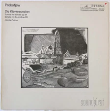 NIKOLAI PETROV PROKOFIEV PIANO SONATAS VOLUME 2 ETERNA ED.1 STEREO 827273 EX