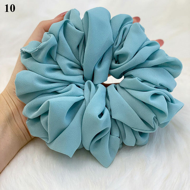 Large Chiffon Scrunchie Hair Ties Hair Ring Rope Hair Bands Hair