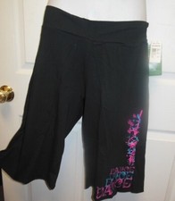 Motionwear Black Hip Hop Shorts BLACK Adult Sizes Ladies Blue/Pink Design