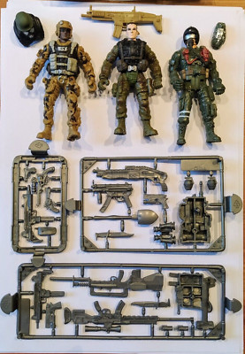 TRUE HEROES - 3 Figuras NUEVAS COMPLETAS, del Sentinel 1 AB-115 Shark (Chap Mei)