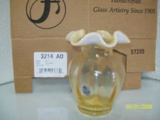 Fenton 2006 Silken Sand Vase 3214 AO