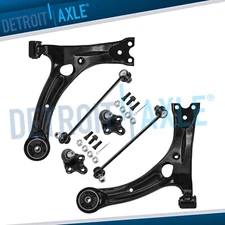Front Lower Control Arms Ball Joints Sway Bars for 2003-2008 Toyota Corolla