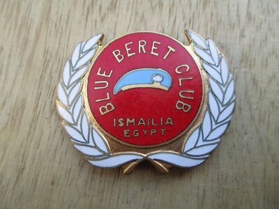 Truppenkörperabzeichen Brustanhänger ÖBH Bundesheer Blue Beret Club Ismailia UN