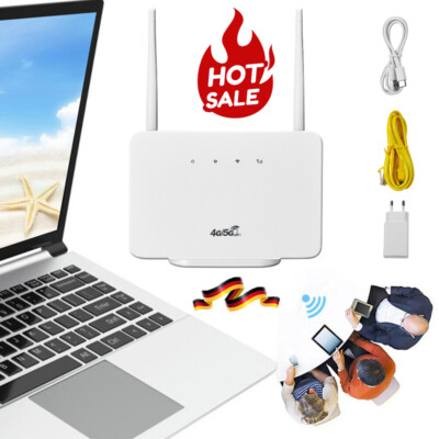 CPE106-E 4G LTE Router SIM Karte WLAN Router 300 Mbit/s WLAN SIM-Kartensteck DE