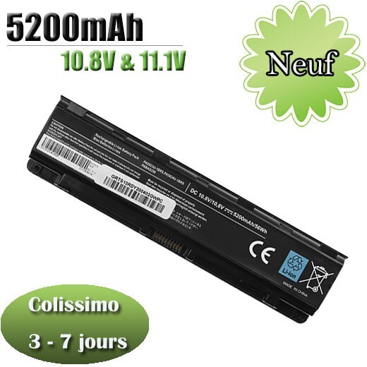 Batterie PC Toshiba Satellite Pro C855 L850 pour travailler sans fil partout