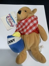 Winnie The Pooh Disney Store Exclusive 8  Picnic Pooh Mini Bean Bag W/ Tags