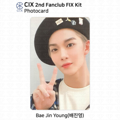 CIX 2nd Fanclub FIX Official Photocard BX Hyunsuk Jinyoung